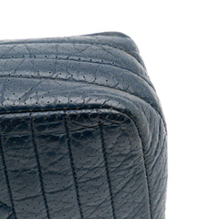 CC Quilted Perforated Aged Calfskin Flap