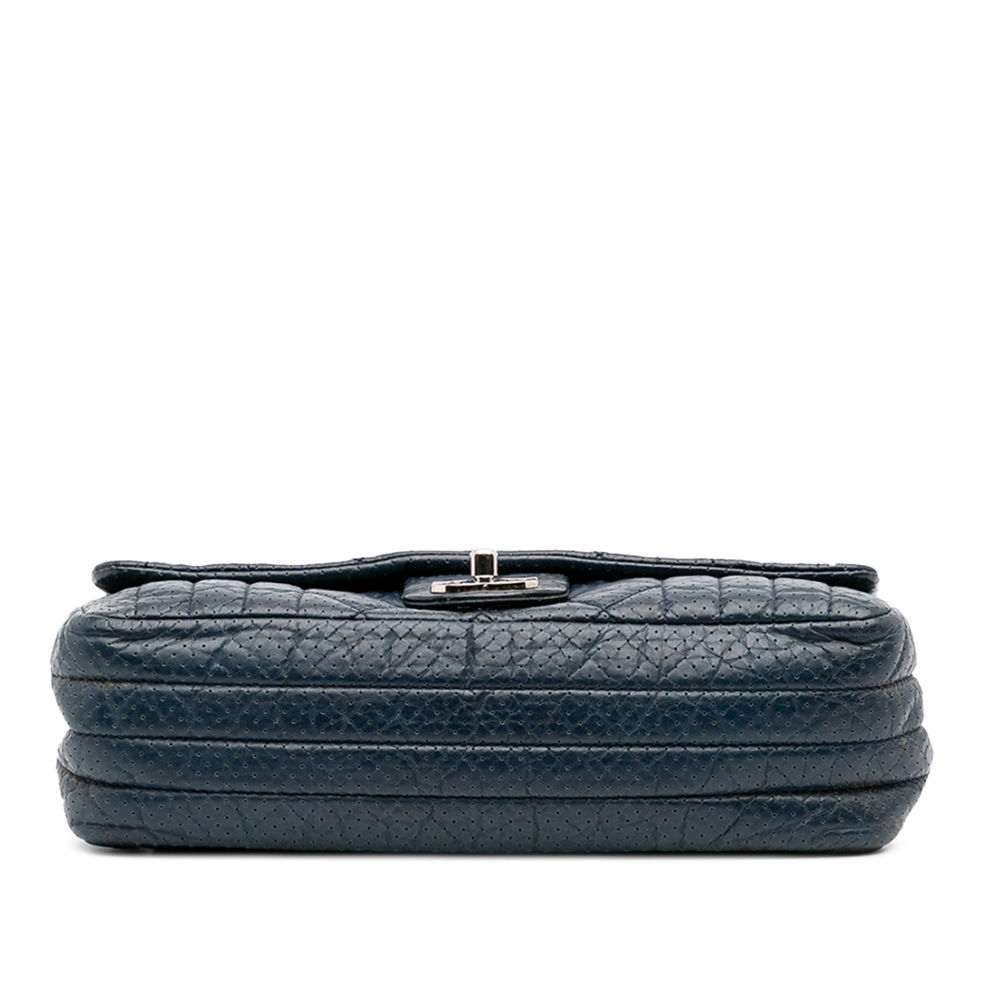 CC Quilted Perforated Aged Calfskin Flap