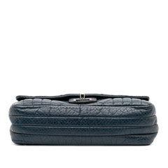 CC Quilted Perforated Aged Calfskin Flap