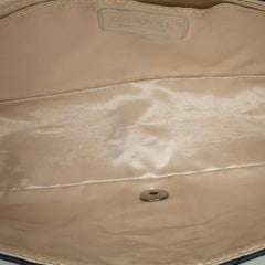 CC Quilted Perforated Aged Calfskin Flap