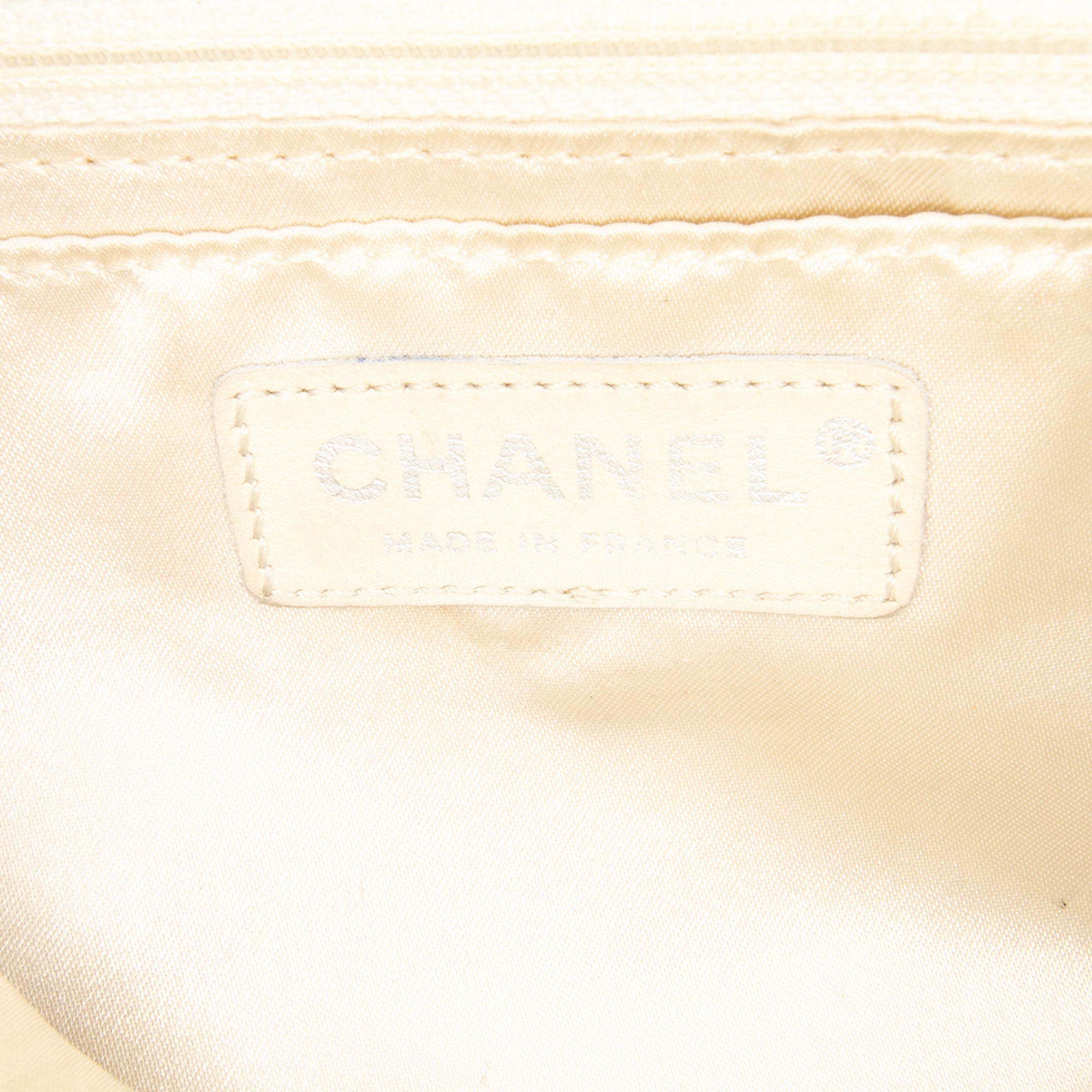 CC Quilted Perforated Aged Calfskin Flap