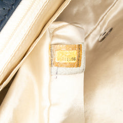 CC Quilted Perforated Aged Calfskin Flap