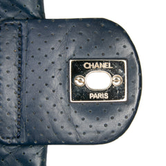 CC Quilted Perforated Aged Calfskin Flap