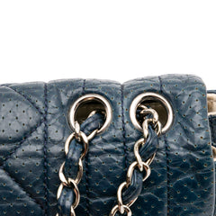 CC Quilted Perforated Aged Calfskin Flap