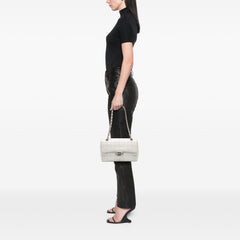 New Travel Line Medium Metallic Nylon Single Flap