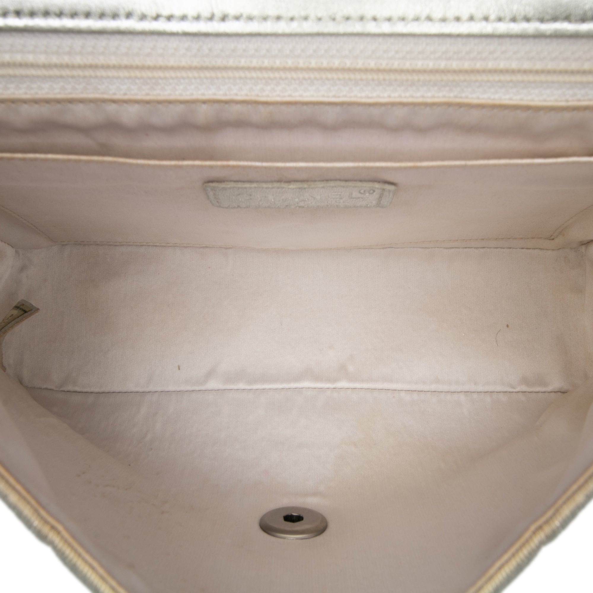 New Travel Line Medium Metallic Nylon Single Flap