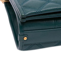 Small Quilted Lambskin Becky Chain Shoulder Bag