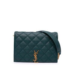 Small Quilted Lambskin Becky Chain Shoulder Bag