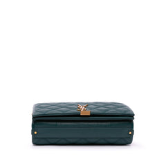 Small Quilted Lambskin Becky Chain Shoulder Bag