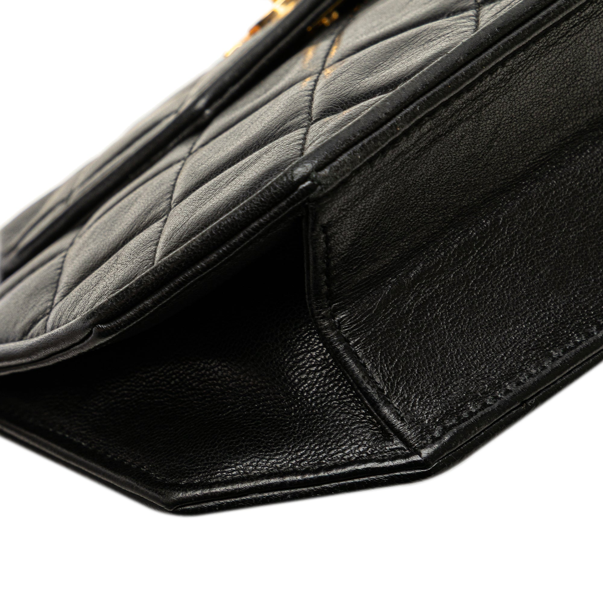 CC Quilted Lambskin Octagon Flap