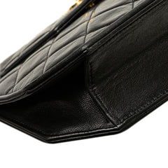 CC Quilted Lambskin Octagon Flap