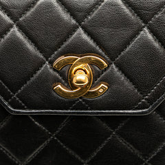 CC Quilted Lambskin Octagon Flap