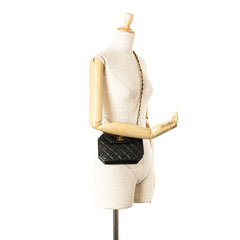 CC Quilted Lambskin Octagon Flap