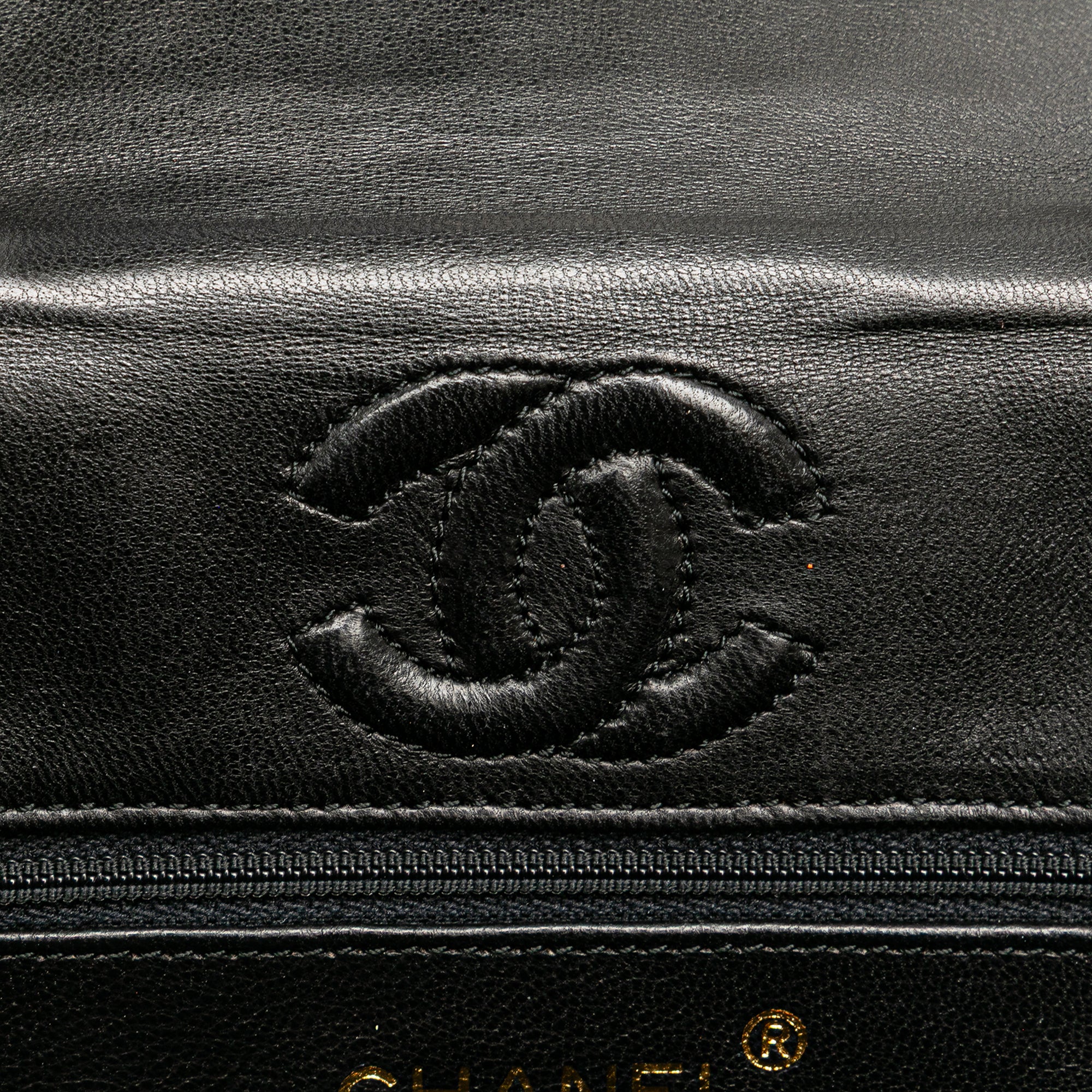 CC Quilted Lambskin Octagon Flap