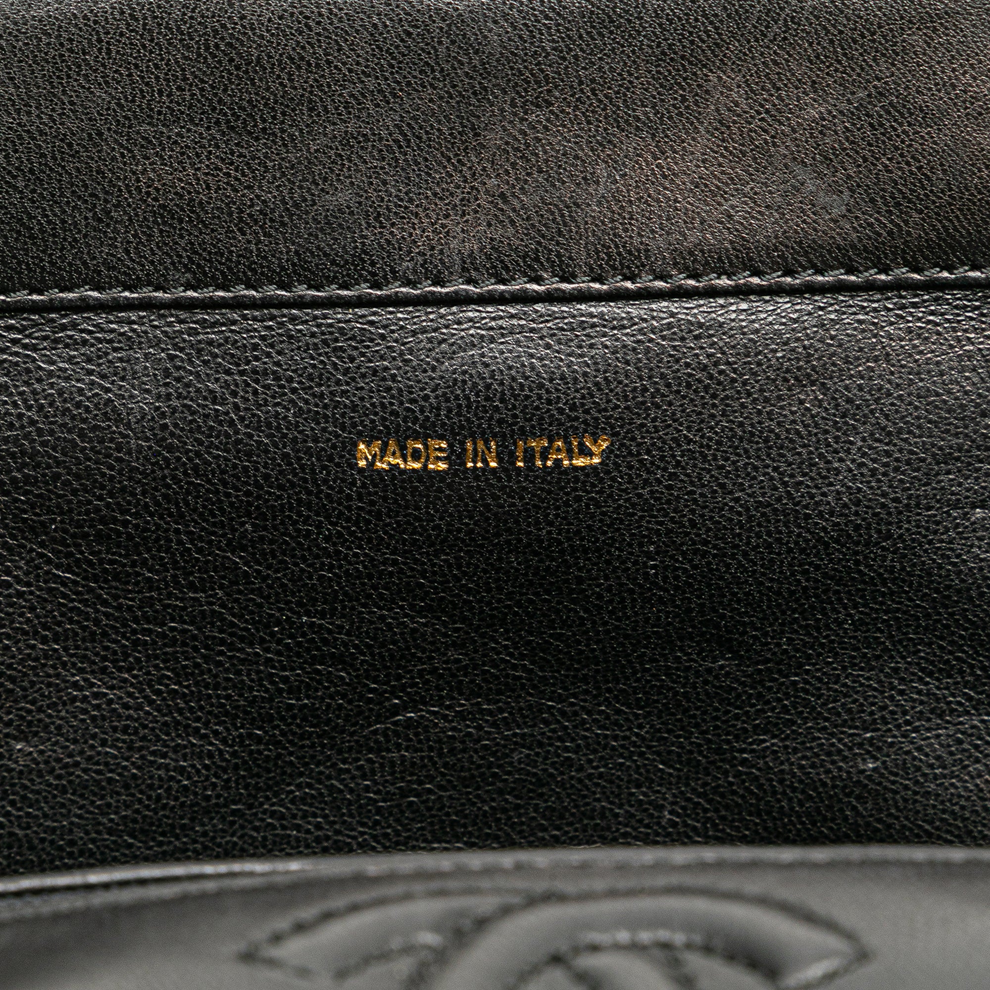 CC Quilted Lambskin Octagon Flap