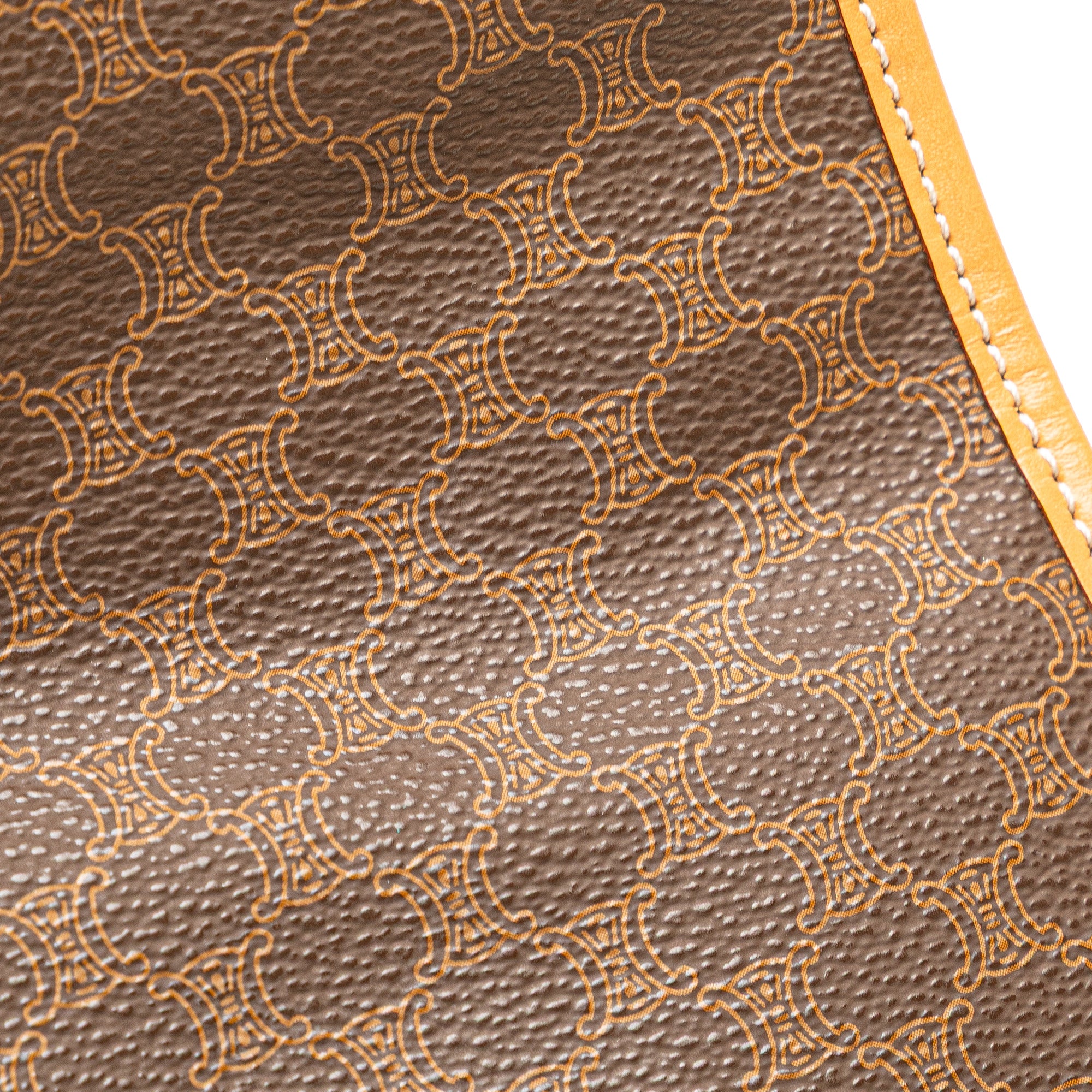 Macadam Coated Canvas Clutch
