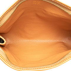Macadam Coated Canvas Clutch