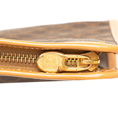 Macadam Coated Canvas Clutch