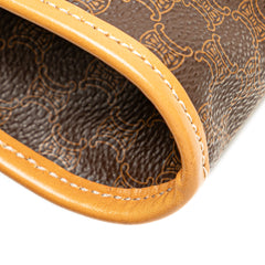 Macadam Coated Canvas Clutch