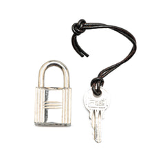 Palladium Plated Cadena Lock and Key