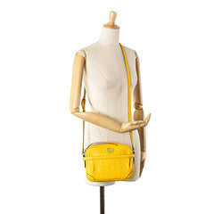 GG Star Embossed Leather Crossbody