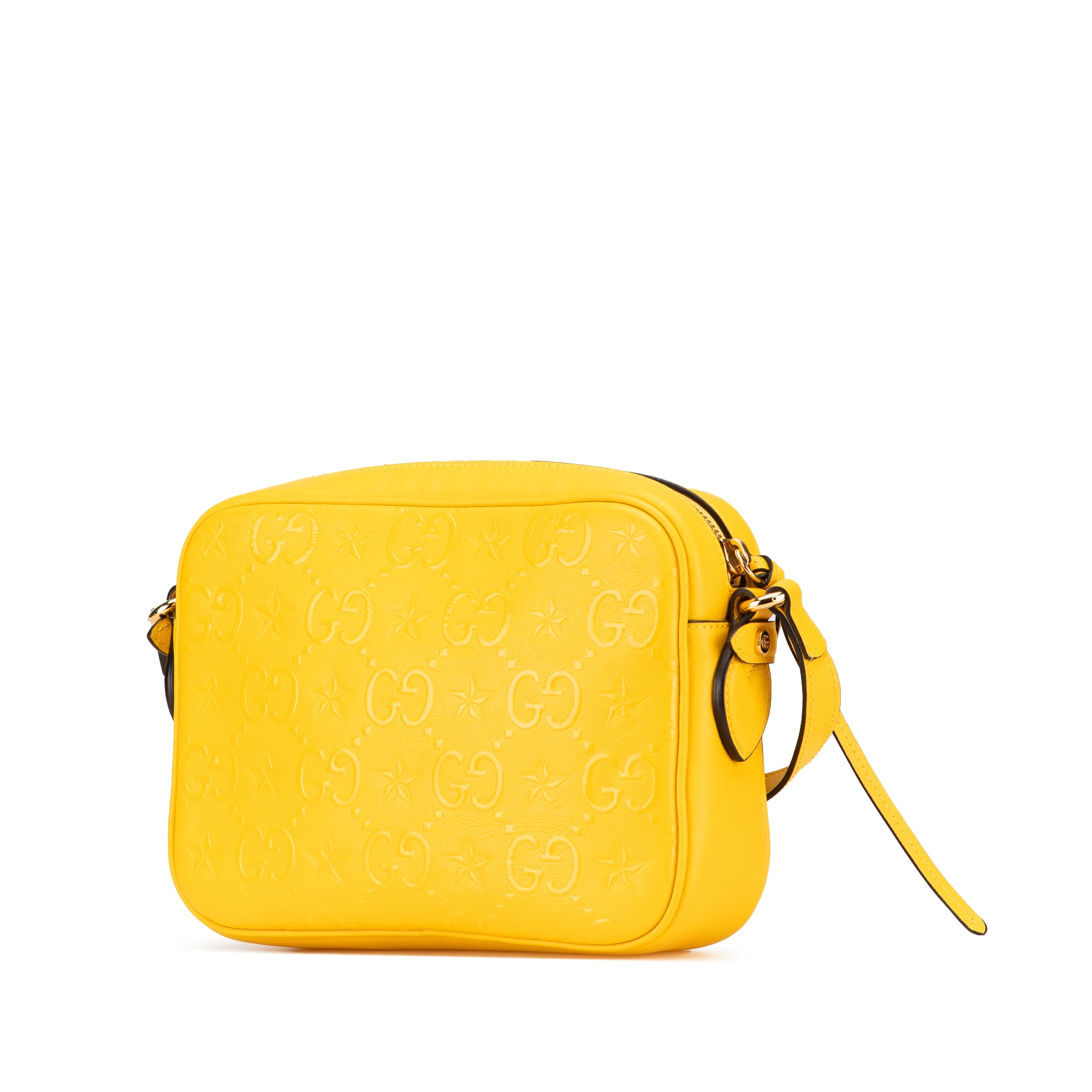GG Star Embossed Leather Crossbody