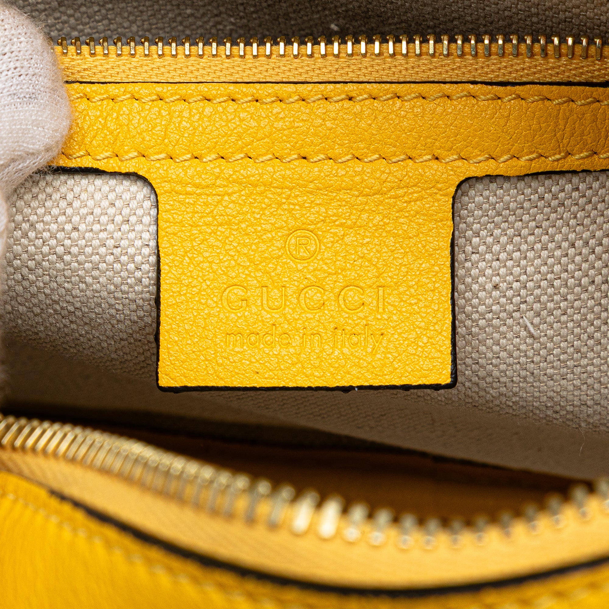 GG Star Embossed Leather Crossbody