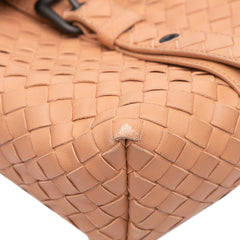 Intrecciato Flap Satchel