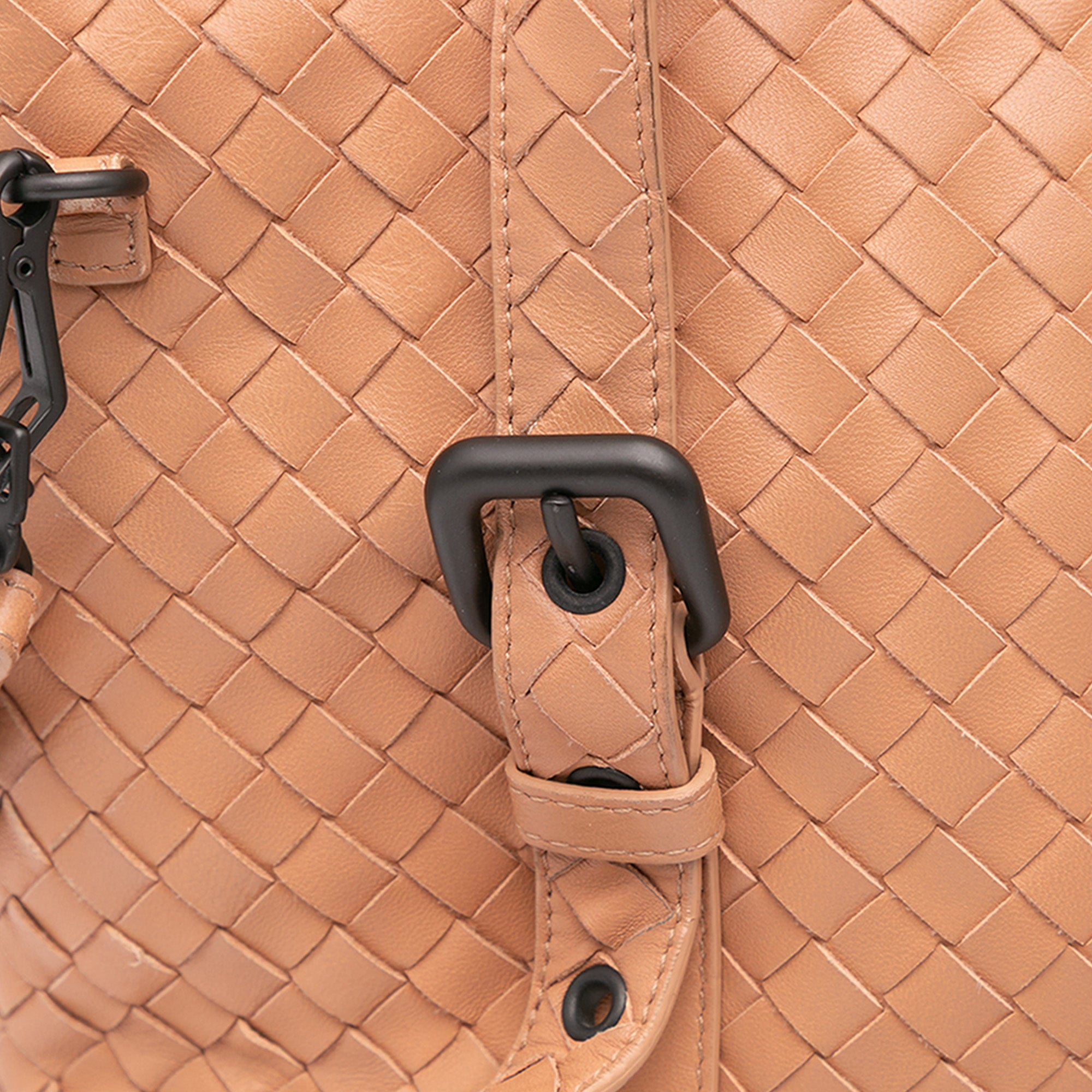 Intrecciato Flap Satchel