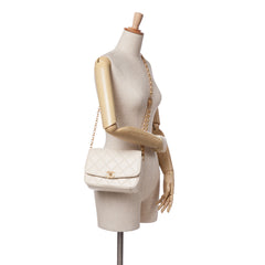 Medium Quilted Lambskin CC Coin Flap
