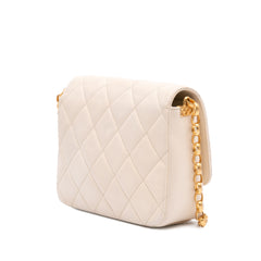 Medium Quilted Lambskin CC Coin Flap