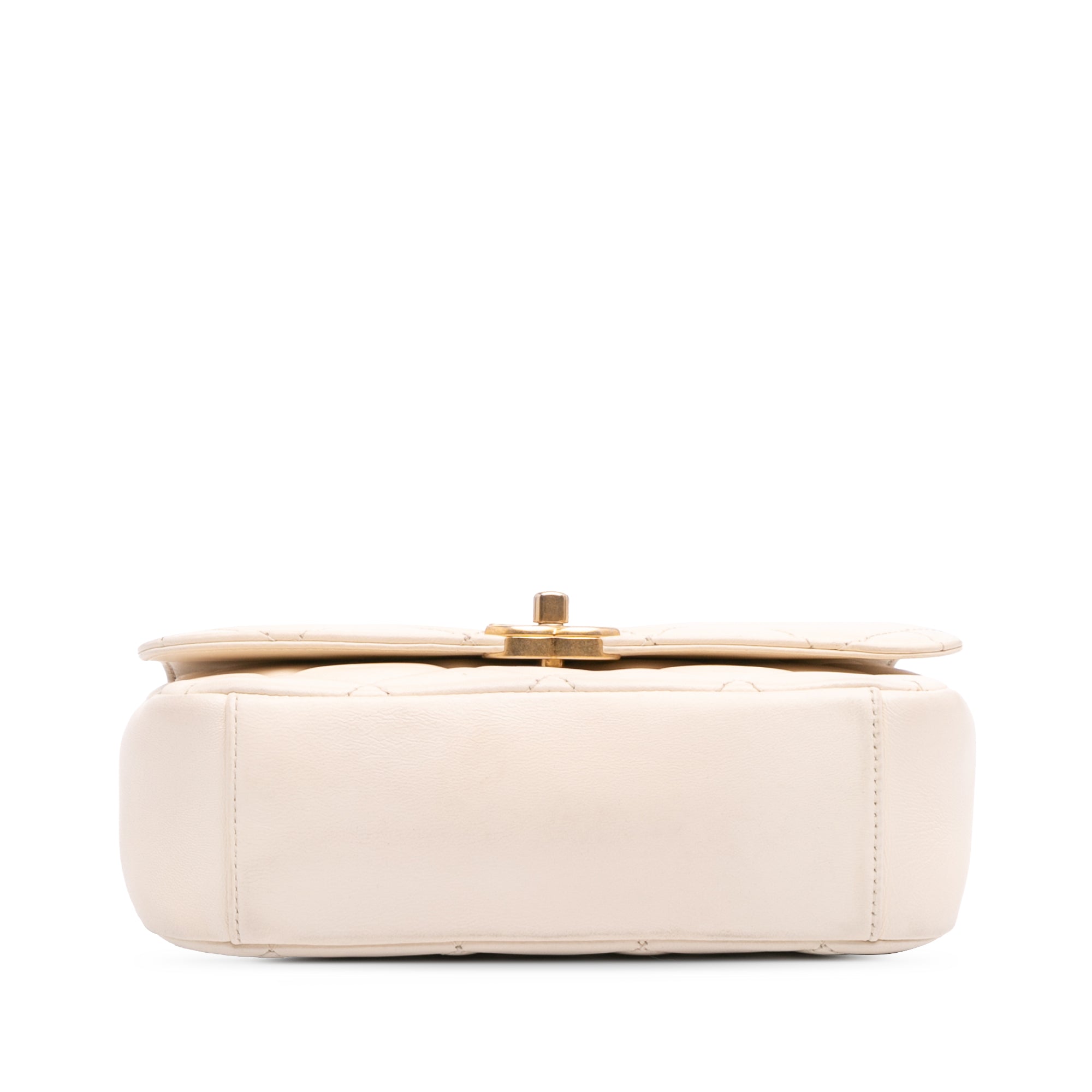Medium Quilted Lambskin CC Coin Flap