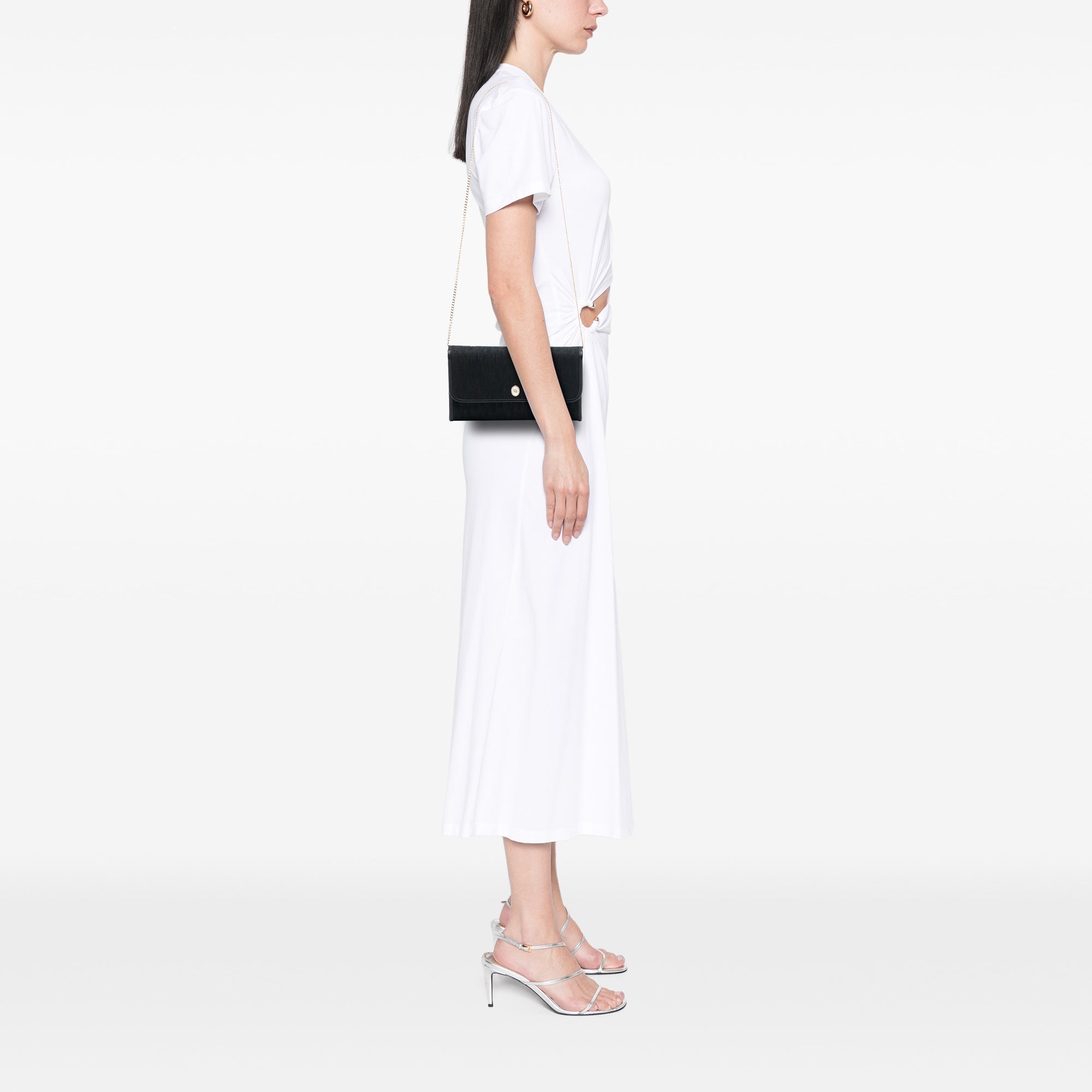 Diorissimo Trotter Canvas Chain Shoulder Bag