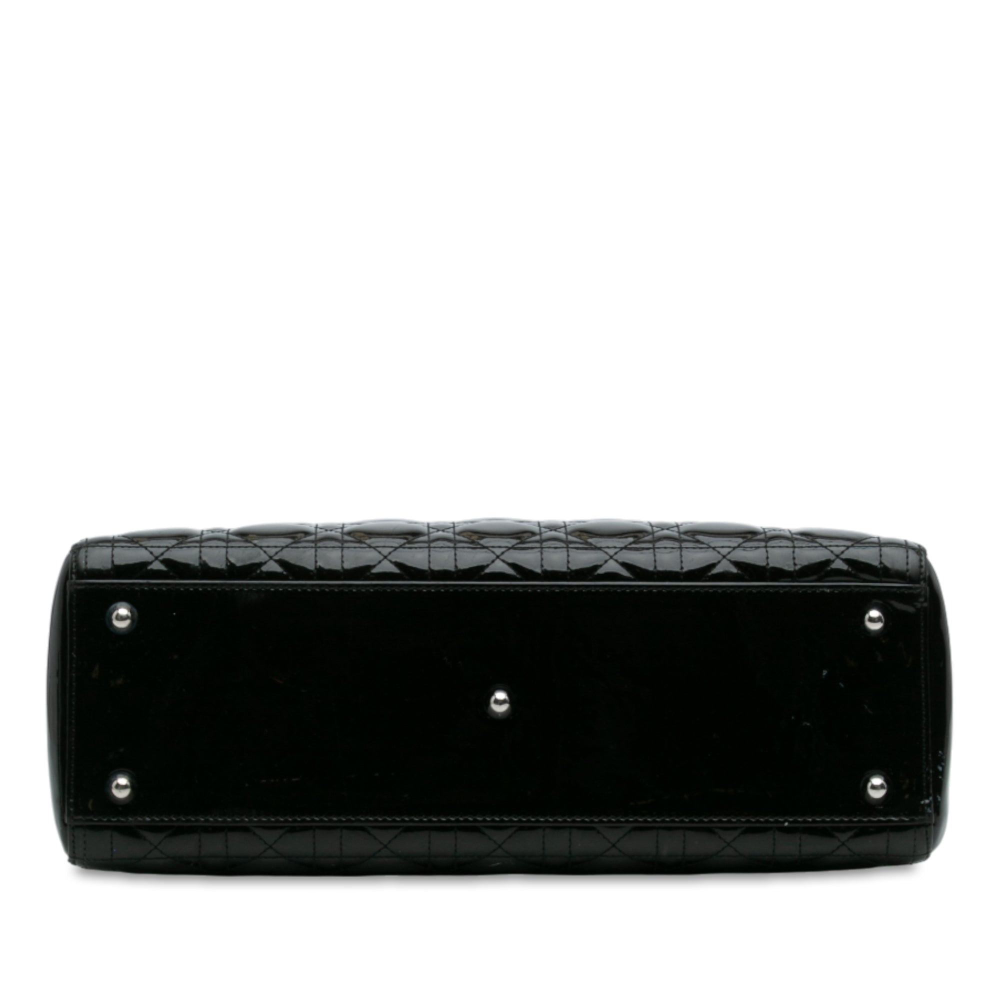 Large Patent Cannage Lady Dior