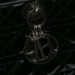 Large Patent Cannage Lady Dior