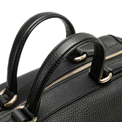 Medium Pebbled Calfskin Soho Boston Bag