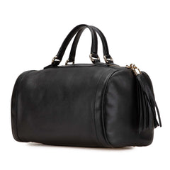 Medium Pebbled Calfskin Soho Boston Bag