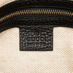 Medium Pebbled Calfskin Soho Boston Bag