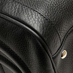 Medium Pebbled Calfskin Soho Boston Bag