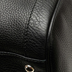 Medium Pebbled Calfskin Soho Boston Bag