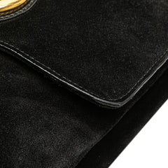 Medium Suede Arli Crossbody