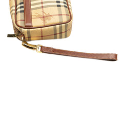Haymarket Check Coated Canvas Clutch