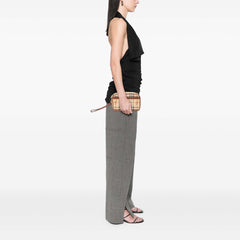 Haymarket Check Coated Canvas Clutch