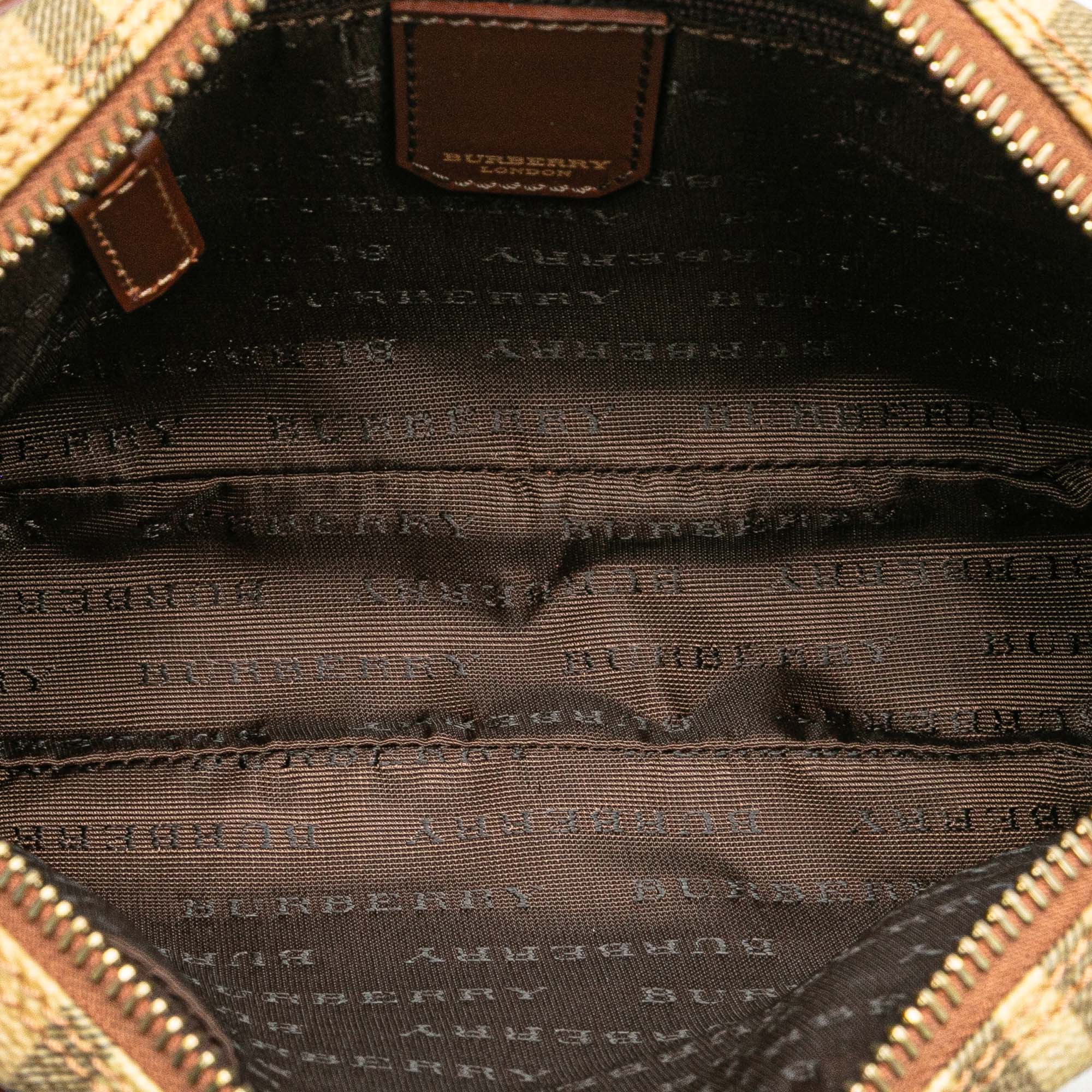 Haymarket Check Coated Canvas Clutch