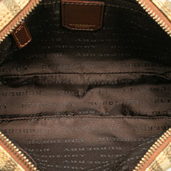 Haymarket Check Coated Canvas Clutch