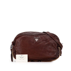 Leather Zip Crossbody