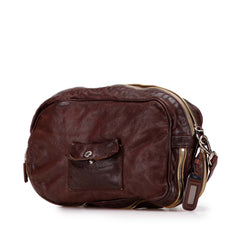Leather Zip Crossbody