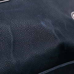 Medium Quilted Iridescent Caviar Lady Pearly Flap