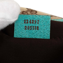 Studded GG Canvas Bamboo Hobo