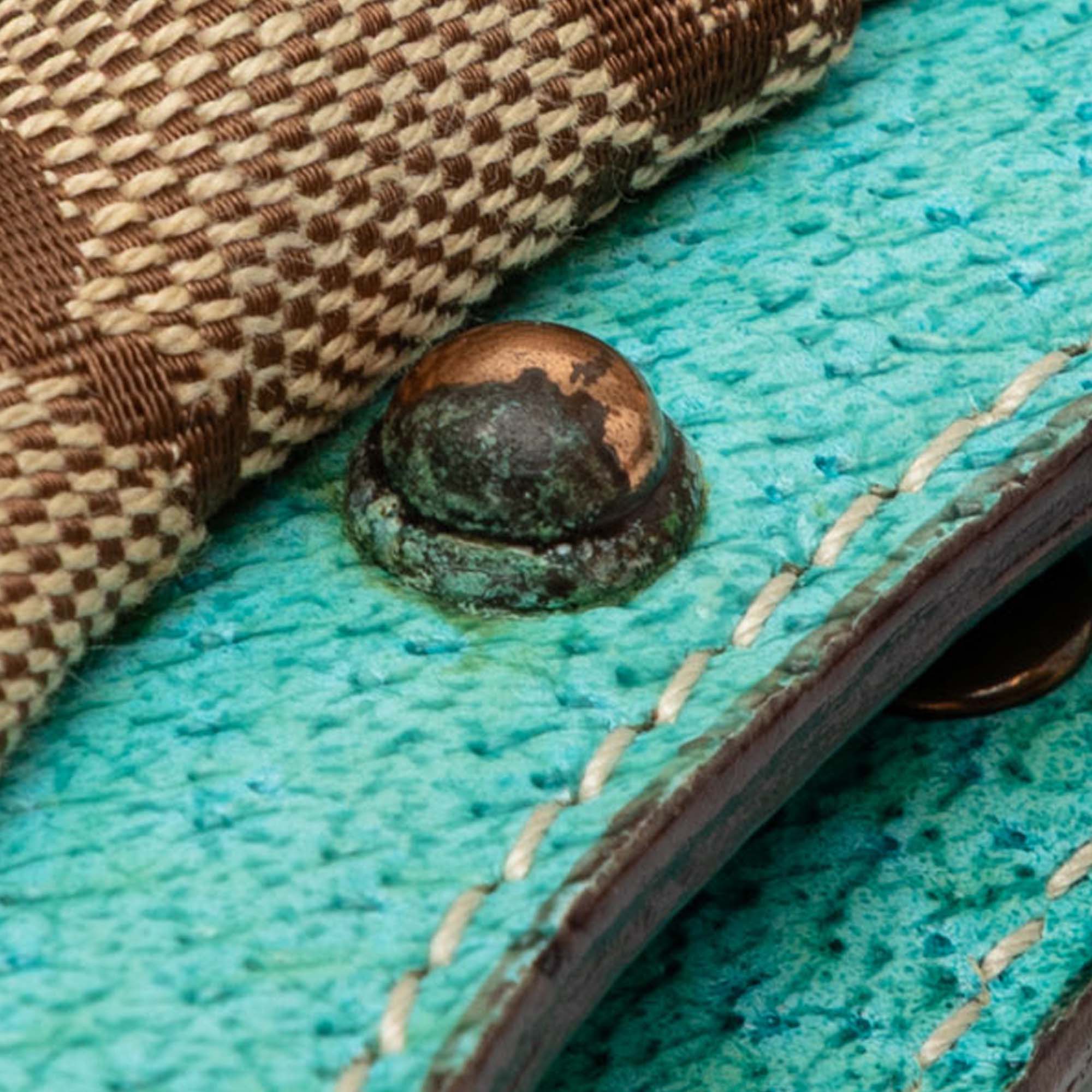 Studded GG Canvas Bamboo Hobo